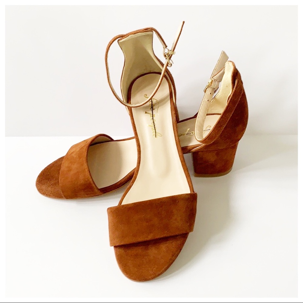 Women’s Free People Suede Block Marigold Sandal 7
